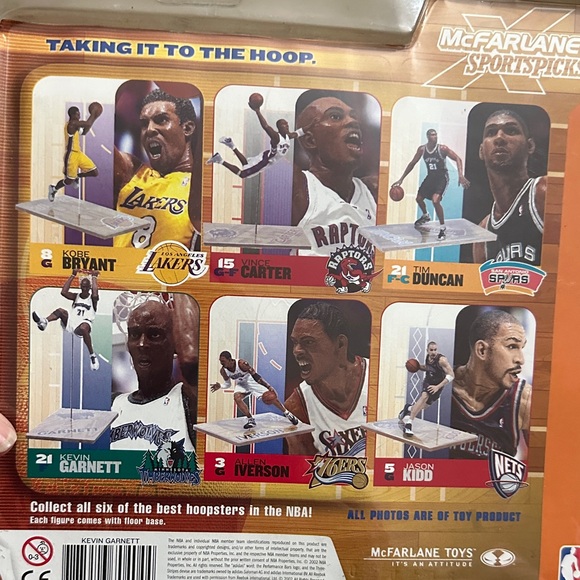 Kevin Garnett Action Figure - White and Blue - Picture 6 of 8